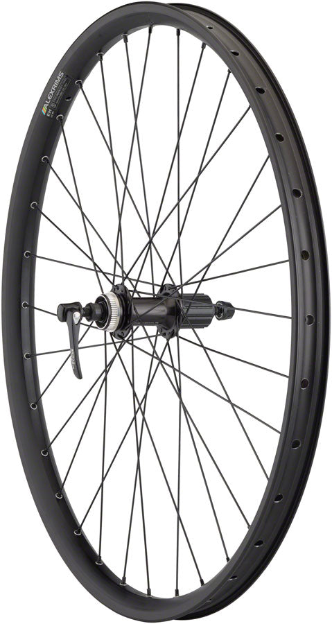 Quality Wheels Shimano Deore / Alex EM30 Disc Rear Wheel - 27.5", QR x 135mm, Center-Lock, HG 11 MTN, Black, 32H