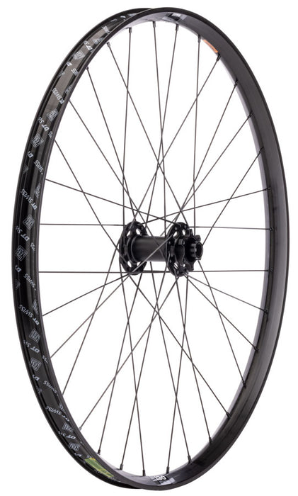 Quality Wheels DT 370 / WTB KOM Trail i30 Front Wheel - 27.5", 15 x 110mm, 6-Bolt, Black, 32H