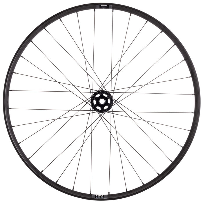 Quality Wheels DT 370 / WTB KOM Trail i30 Front Wheel - 27.5", 15 x 110mm, 6-Bolt, Black, 32H