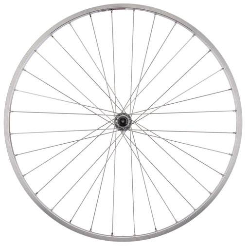 Quality Wheels CR-18 Front Wheel - 27", QR x 100mm, Rim Brake, Polished/Silver, Clincher, 32H