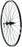 Quality Wheels 105/Velocity A23 Rear Wheel - 700, QR x 130mm, Rim Brake, HG 11 Road, Black, Tubeless-Ready Clincher, 32H