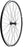 Quality Wheels 105/R460 Front Wheel - 700, QR x 100mm, Rim Brake, Black, Clincher, 32H