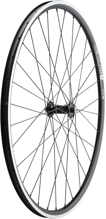 Quality Wheels 105/R460 Front Wheel - 700, QR x 100mm, Rim Brake, Black, Clincher, 32H