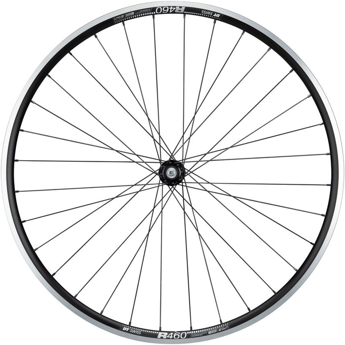 Quality Wheels 105/R460 Front Wheel - 700, QR x 100mm, Rim Brake, Black, Clincher, 32H
