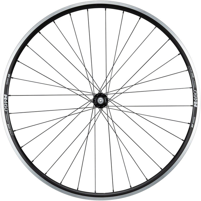 Quality Wheels 105/R460 Front Wheel - 700, QR x 100mm, Rim Brake, Black, Clincher, 32H