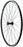 Quality Wheels 105/R460 Front Wheel - 700, QR x 100mm, Rim Brake, Black, Clincher, 32H