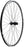 Quality Wheels 105/R460 Rear Wheel - 700, QR x 130mm, Rim Brake, HG 11 Road, Black, Clincher, 32H