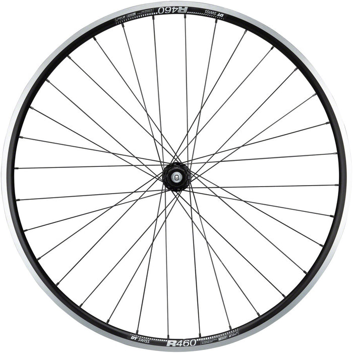 Quality Wheels 105/R460 Rear Wheel - 700, QR x 130mm, Rim Brake, HG 11 Road, Black, Clincher, 32H