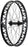 Quality Wheels Bear Pawls / Other Brother Darryl Rear Wheel - 26" Fat, 12 x 197mm, 6-Bolt, HG 11 MTN, Black, 32H