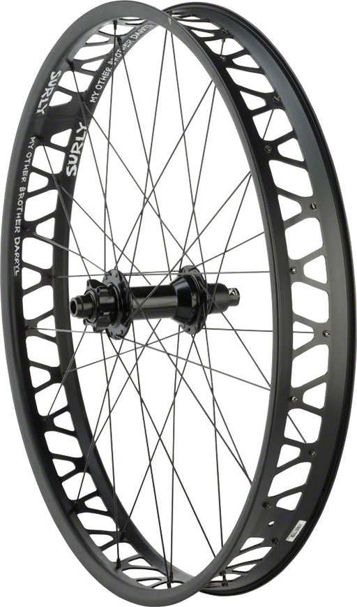 Quality Wheels Formula / Other Brother Darryl Rear Wheel - 26" Fat, 12 x 177mm, 6-Bolt, XD, Black, 32H