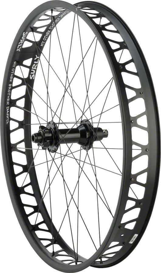 Quality Wheels Formula / Other Brother Darryl Rear Wheel - 26" Fat, 12 x 177mm, 6-Bolt, XD, Black, 32H