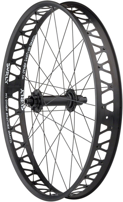 Quality Wheels Formula / Other Brother Darryl Rear Wheel - 26" Fat, 12 x 197mm, 6-Bolt, XD, Black, 32H