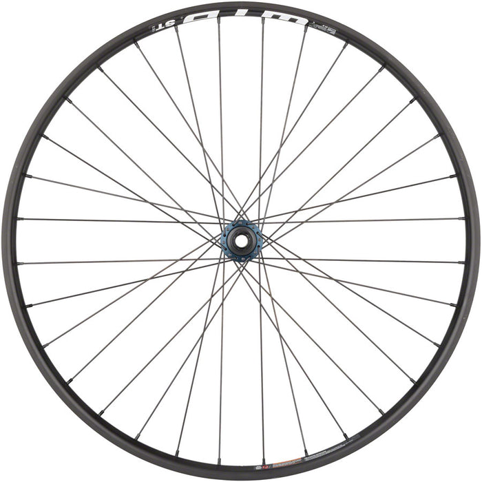 Quality Wheels Shimano SLX / WTB ST i30 Front Wheel - 27.5", 15 x 110mm, Center-Lock, Black, 32H