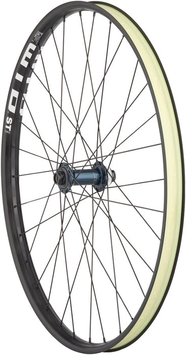 Quality Wheels Shimano SLX / WTB ST i30 Front Wheel - 27.5", 15 x 110mm, Center-Lock, Black, 32H