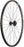 Quality Wheels Value Double Wall Series Disc Front Wheel - 26", QR x 100mm, 6-Bolt, Black, Clincher, 32H