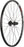 Quality Wheels Value Double Wall Series Disc Rear Wheel - 26", QR x 135mm, 6-Bolt, HG 10, Black, Clincher, 32H