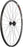 Quality Wheels Value Double Wall Series Disc Front Wheel - 29", QR x 100mm, 6-Bolt, Black, Clincher, 32H