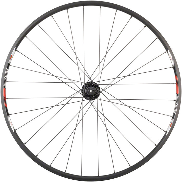 Quality Wheels Value Double Wall Series Disc Front Wheel - 29", QR x 100mm, 6-Bolt, Black, Clincher, 32H