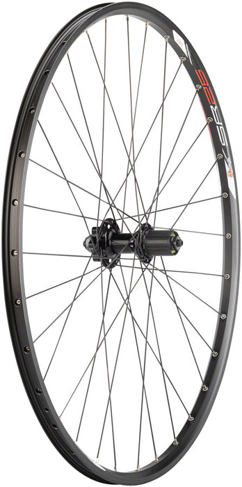Quality Wheels Value Double Wall Series Disc Rear Wheel - 29", QR x 135mm, 6-Bolt, HG 10, Black, Clincher, 32H