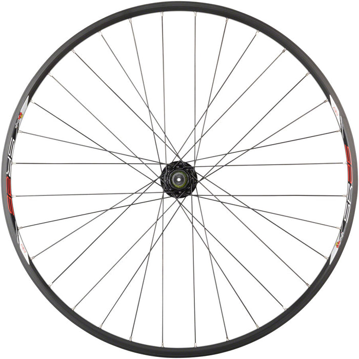 Quality Wheels Value Double Wall Series Disc Rear Wheel - 29", QR x 135mm, 6-Bolt, HG 10, Black, Clincher, 32H