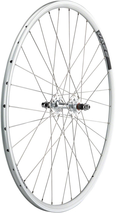 Quality Wheels Value Double Wall Series Track Rear Wheel - 700, 10 x 1 x 120mm, Rim Brake, Fixed/Freewheel, Silver, Clincher, Sealed, 32H