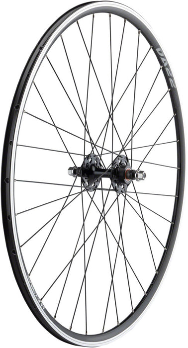 Quality Wheels Value Double Wall Series Track Rear Wheel - 700, 10 x 1 x 120mm, Rim Brake, Fixed/Freewheel, Black, Clincher, 32H