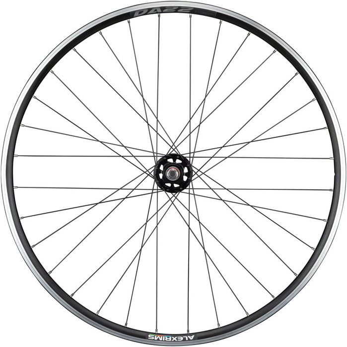 Quality Wheels Value Double Wall Series Track Rear Wheel - 700, 10 x 1 x 120mm, Rim Brake, Fixed/Freewheel, Black, Clincher, 32H