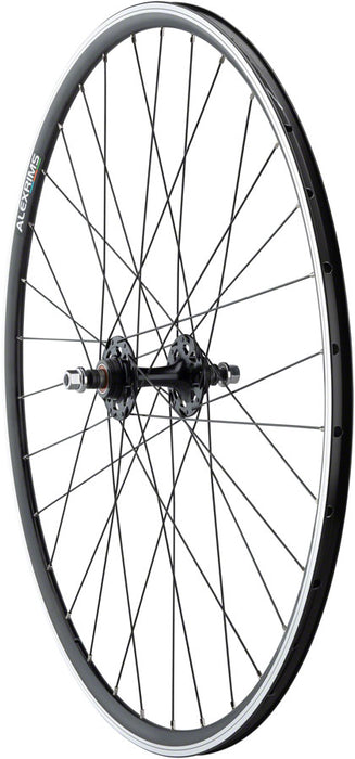 Quality Wheels Value Double Wall Series Track Rear Wheel - 700, 10 x 1 x 120mm, Rim Brake, Fixed/Freewheel, Black, Clincher, 32H