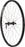 Quality Wheels Deore/DH19 Front Wheel - 26", QR x 100mm, Rim Brake, Black, Clincher, 36H