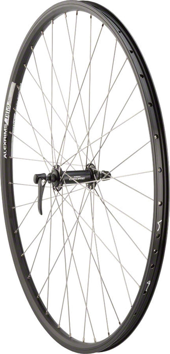 Quality Wheels Deore/DH19 Front Wheel - 700, QR x 100mm, Rim Brake, Black, Clincher, 36H