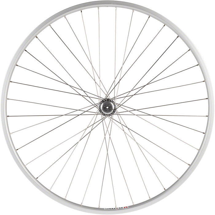 Quality Wheels Value Single Wall Series Rear Wheel - 27", QR x 130mm, Rim Brake, Freewheel, Silver, Clincher, 36H