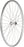 Quality Wheels Value Single Wall Series Front Wheel - 27", QR x 100mm, Rim Brake, Silver, Clincher, 36H