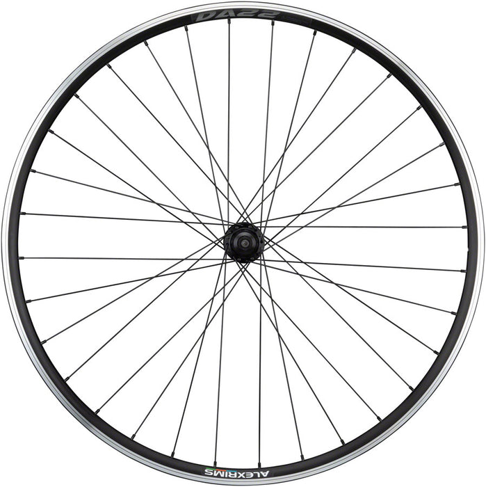 Quality Wheels Tiagra/DA22 Rear Wheel - 700, QR x 130mm, Rim Brake, HG 11 Road, Black, Clincher, 32H