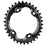 absoluteBLACK XT Asym 96BCD Oval chainring, 34T - black