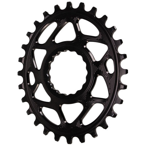 absoluteBLACK Spiderless Cinch DM Oval chainring, 28T - black