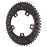 absoluteBLACK Premium oval road chainring, 5x110BCD 50T - black