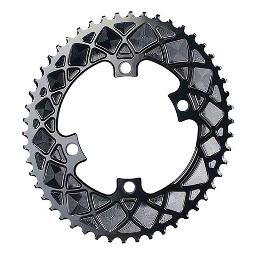 absoluteBLACK Premium oval road chainring, 4x110BCD 50T - black