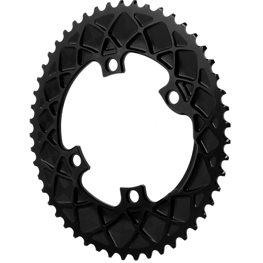 absoluteBLACK Premium oval road 50T, Compatible with Shimano 9100/8000 - black