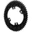 absoluteBLACK Premium oval road 50T, Compatible with Shimano 9100/8000 - black