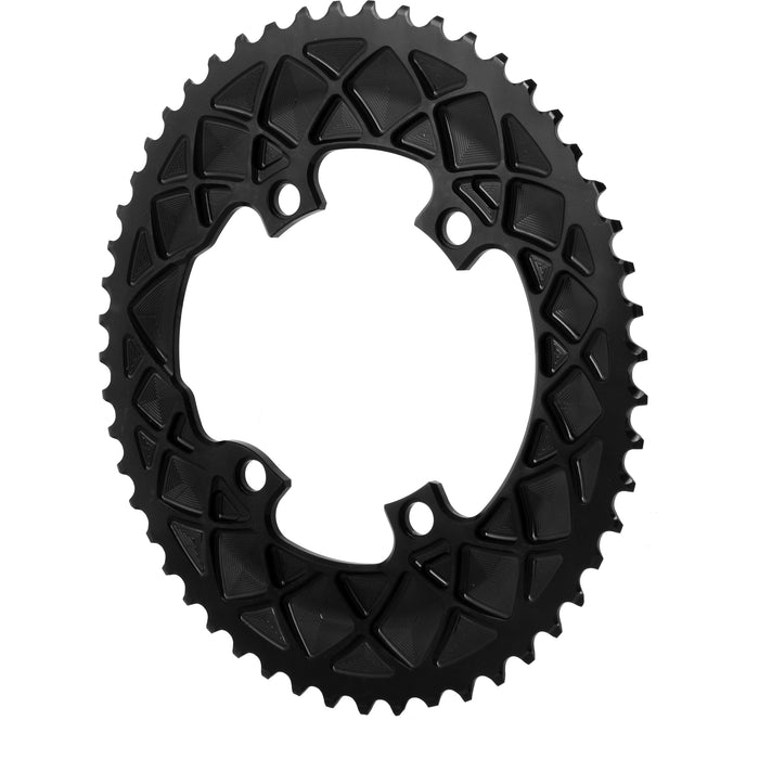 absoluteBLACK Premium oval road 52T, Compatible with Shimano 9100/8000 - black