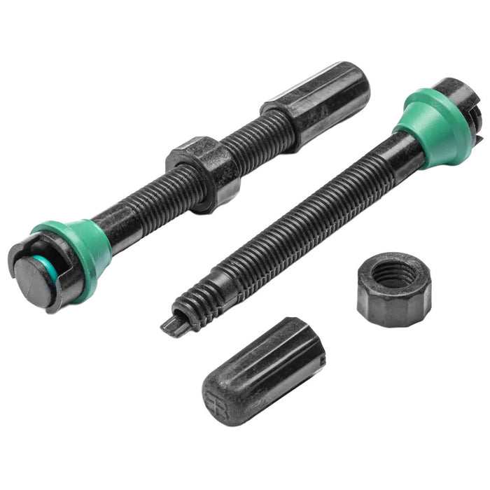 absoluteBLACK Aether Carbon Tubeless Valves 18-30mm Rim Depth, Blk