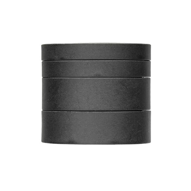 Acros Alloy Headset Spacer Kit, Black, 4/Count