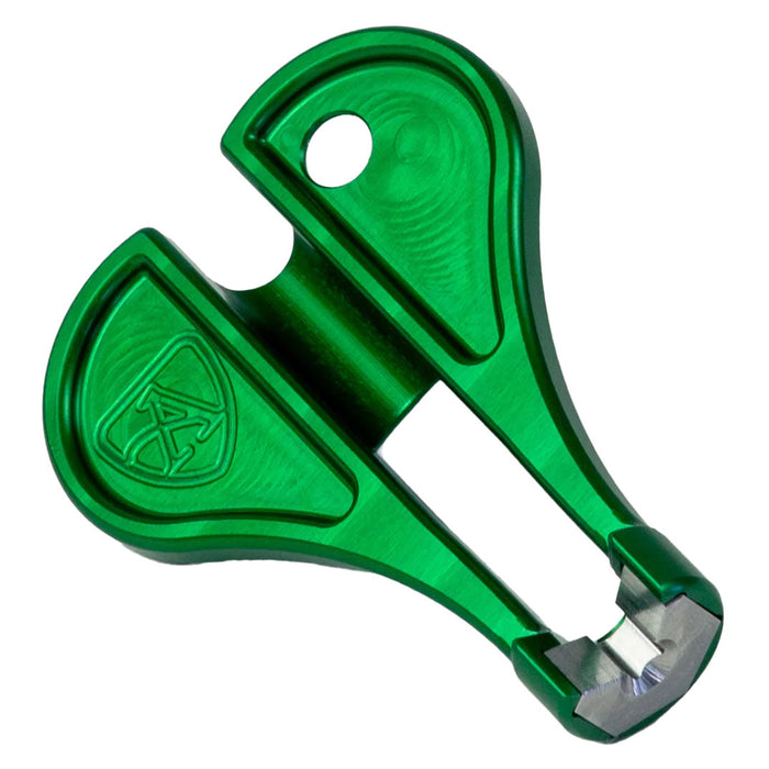 Abbey Tools Shop Dog Spoke Wrench, Green, 3.23mm