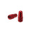 Alligator Alloy valve cap, Presta, red - pair