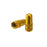 Alligator Alloy valve cap, Presta, gold - pair