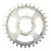 Burgtec GXP Boost 3mm Thick Thin chainring, 32T - Rhodium Silv