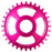 Burgtec Shimano Direct Mount Thick Thin Chainring, 28T, Pink