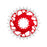 Burgtec 3mm Offset Thick Thin Chainring SRAM 8-Bolt, 28T, Red