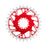 Burgtec 3mm Offset Thick Thin Chainring SRAM 8-Bolt, 30T, Red