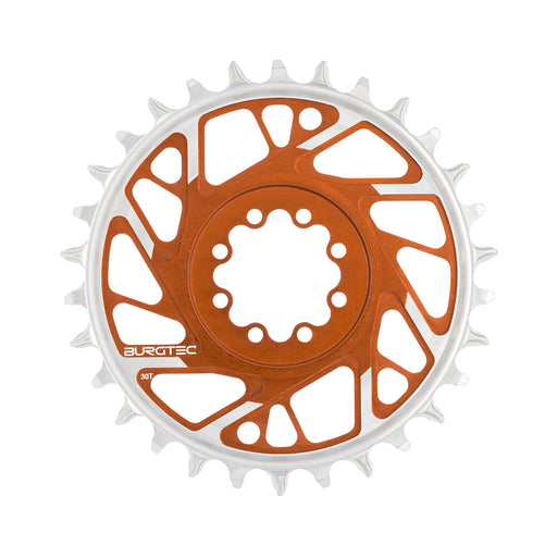 Burgtec 3mm Offset Thick Thin Chainring SRAM 8-Bolt, 30T, Brnz